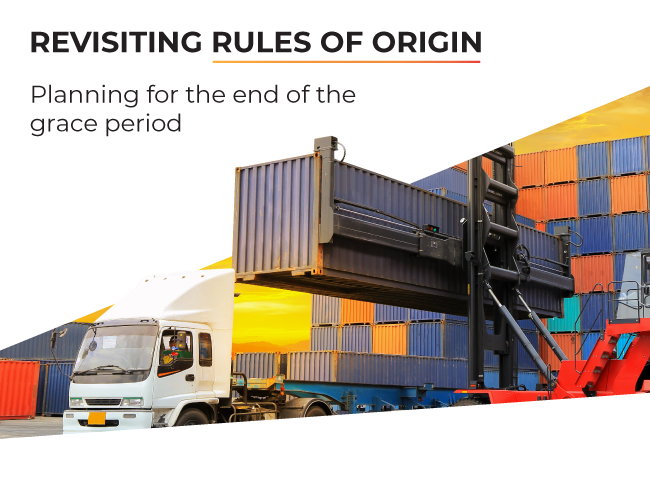 UK-EU trade: Managing the end of Rules of Origin grace period